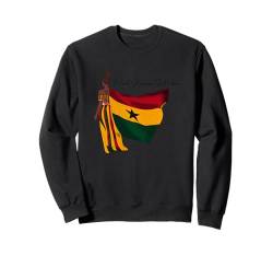 Ghana Ghanaische Flagge Afrika Afrikanisches Mädchen Frau Sweatshirt von Ghanaer Sind Überall