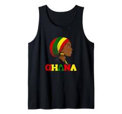 Ghana Ghanaische Flagge Afrika Afrikanisches Mädchen Frau Tank Top von Ghanaer Sind Überall