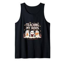 Halloween Ghost Teachers Teaching My Boos Kostüm Damen Herren Tank Top von Ghost Teaching My Boos Teacher Halloween tees