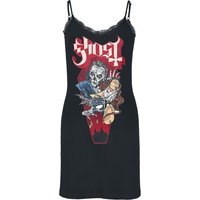 Ghost Kurzes Kleid - EMP Signature Collection - S bis 3XL - für Damen - Größe L - schwarz  - EMP exklusives Merchandise! von Ghost