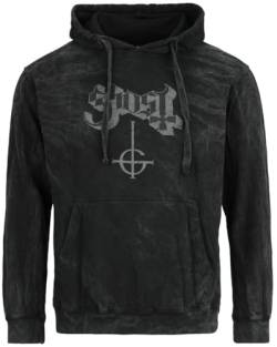 Ghost Papa Wrath Männer Kapuzenpullover anthrazit L 100% Baumwolle Band-Merch, Bands von Ghost