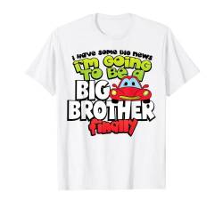 Big Brother To Be Finally Cute Autoshirt für Jungen und Kinder T-Shirt von Gift for Big Brother Shirts by Pia