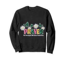 Jesus Floral Christian Blume Bibel Gott Glaube Jesus Blumen Sweatshirt von Gifts for Christian Faith God Jesus Christ Church