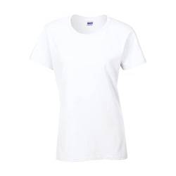 Gildan Damen Heavy Cotton Ladies' T-Shirt Tshirt, weiß, XXL von Gildan