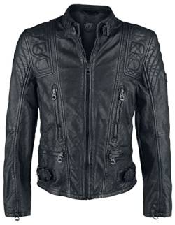 Gipsy Highway 2 Slim Fit LAGIV Männer Lederjacke schwarz M von Gipsy