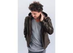 Lederjacke MAURITIUS "Rylo LAKEV" Gr. L, braun (dark brown) Herren Jacken von Mauritius