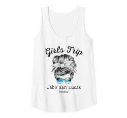 Damen Damen Mädchen Reise Urlaub Cabo San Lucas Tank Top von Girls Trip Vacation Travel Co