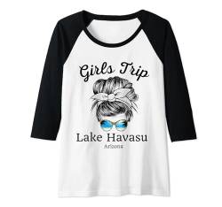 Damen Damen Mädchen Trip Lake Havasu | Reise Urlaub Lake Havasu Raglan von Girls Trip Vacation Travel Co