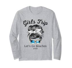 Damen Mädchen Reise 2025 Reise Urlaub Langarmshirt von Girls Trip Vacation Travel Co