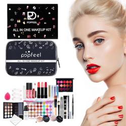 GkgWuxf Make-up-Set für Anfänger, Make-up-Set für das komplette Gesicht | 27 Stück/Set Damen-Make-up-Sets - Damen-Make-up-Sets, komplettes Set, Make-up-Sets, tragbare Make-up-Sets, Make-up-Set, von GkgWuxf