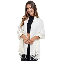 Glamexx24 XXL Damenschal Langer Schal Damen Poncho Schal Oversized Deckenschal Unifarben Winterschal extra langer Schal warmer Schal von Glamexx24