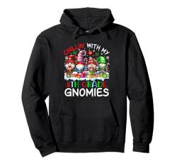 Chillin' With My 8th Grade Gnomies Christmas Squad Students Pullover Hoodie von Gnomes Christmas Costume