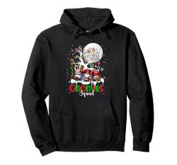 Gnomies Squad Three Gnomes Decorating Xmas Tree Colorful Pullover Hoodie von Gnomes Christmas Costume