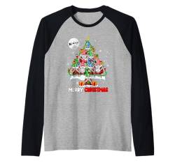 Merry Christmas Christmas Tree Coroful Gnomes Lover Kids Raglan von Gnomes Christmas Costume