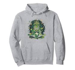 Natur Göttin Hexe über Mutter Erde Mondphasen Cottagecore Pullover Hoodie von Goblincore Hexen and Fairycore Stuff