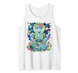 Natur Göttin Hexe über Mutter Erde Mondphasen Cottagecore Tank Top von Goblincore Hexen and Fairycore Stuff