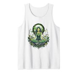 Natur Göttin Hexe über Mutter Erde Mondphasen Cottagecore Tank Top von Goblincore Hexen and Fairycore Stuff