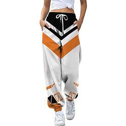 Godoboo Jogginghose Damen Freizeithose Damen Lang Hose Trainingshose Elastische Sport Joggen Flüssigkeitshose Loose Sweathose mit Taschen Yogahosen für Damen von Godoboo