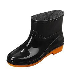 Godom Wasserdicht Winddicht Stiefeletten Damen Gummistiefel Damen Chelsea Boots Damen Stiefel Damen Regenstiefel Damen Stiefeletten Damen mit Absatz Damen Stiefel wasserdichte Schuhe Damen von Godom