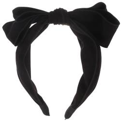 Gogogmee Schleife Stirnband haar zubehör haarschmuck Schleife-Stirnband Kleid rot Stirnbänder trendige Kleider frauen kopfschmuck Bowknot-Kopf-Dekor Weihnachten Kopfbedeckung großer von Gogogmee