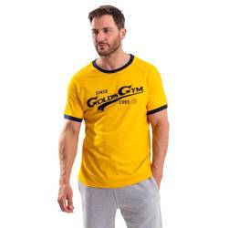 Gold's Gym Herren Ggts153 T-Shirt, Gold/Marineblau/Blau, S von Gold's Gym