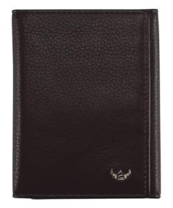 Golden Head Capri RFID Protect Petite Billfold Coin Wallet Darkbrown von Golden Head