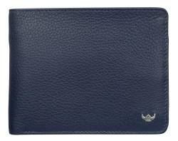 Golden Head Capri RFID Protect Billfold Coin Wallet Blue von Golden Head