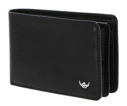 Golden Head Colorado RFID Protect Petite Billfold Coin Wallet Black von Golden Head