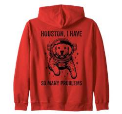 Houston Problem Golden Retriever, Weltraum Kapuzenjacke von Golden Retriever Gift for Men, Women, Dad & Mom