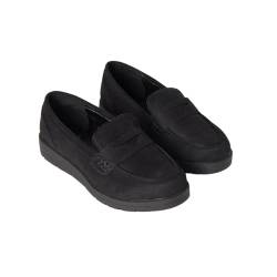 Good For The Sole Damen Lily Loafers Wedge Slip-on Schuhe, natural black, 23.0 cm von Good For The Sole