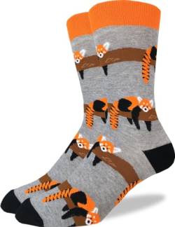 Good Luck Sock Herren Socken Tiere, Tiere – Roter Panda, Einheitsgröße von Good Luck Sock