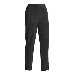 Goowafur Damen Cordhose mit elastischem Bund - Weiche Hose mit geradem Bein und Taschen | Hoch taillierte Herbsthose für Damen und Mädchen von Goowafur