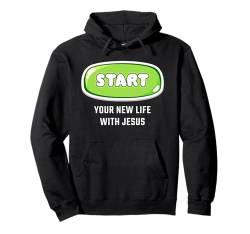 Christian Faith Kids Gamer – Start Your New Life in Jesus Pullover Hoodie von Gospel of Salvation Christian Faith Evangelism