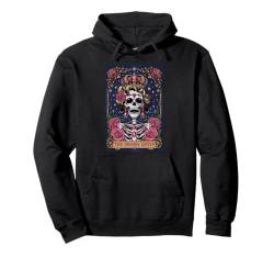 Tarotkarte Drama Queen Grafik Vintage Goth Kunst Skelett Pullover Hoodie von Gothic Tarot Cards Clothes Outfits Women Men Gifts