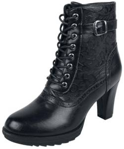 Gothicana by EMP Damen Lace-Up Boots With Ornaments schwarz EU40 von Gothicana by EMP