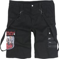 Gothicana by EMP - Gothic Short - Gothicana X Anne Stokes - Shorts - S bis 5XL - für Männer - Größe XL - schwarz von Gothicana by EMP