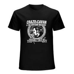 Crazy Cavan Concer Mens T-Shirt Black Unisex Mens Tees 3XL von GraSkyqC