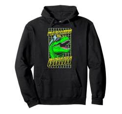 Lustiger Gamer Trex Dinosaurier I'm Gaming Bruh Cyberpunk VR Dino Pullover Hoodie von Grandio Design Funny Gamer Geek & Gaming Gifts