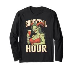 Shocktail Hour Lustige Halloween-Getränke, Teufel, Frau, Dämon, Hölle Langarmshirt von Grandio Design Halloween Horror