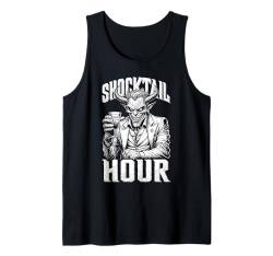 Shocktail Hour Lustiger Halloween-Cocktail mit Teufelsdämon-Höllenmotiv Tank Top von Grandio Design Halloween Horror