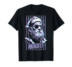 EDM Rave Weihnachtsmann Lustiger frecher Weihnachtsmann Raver DJ T-Shirt von Grandio Design Music Lover & Musician Gifts