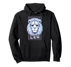 Rave Lion Leo Party Techno Star Sign Sonnenbrille Funny Raver Pullover Hoodie von Grandio Design Music Lover & Musician Gifts