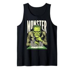 Halloween Poker Funny Frankenstein Monster Hand Vier Asse Tank Top von Grandio Design Playing Cards Gifts