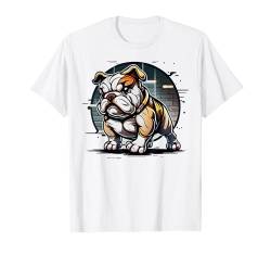 Bulldogge Hunderassenliebhaber cooles Design T-Shirt von Graphic Tees Men Women Boys Girls