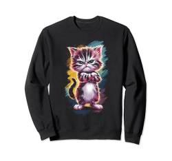 Cat Lover Angry Cat Feline Grafik-T-Shirts als Geschenk Sweatshirt von Graphic Tees Men Women Boys Girls