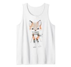 Fox Skibekleidung süßes Wintersport-Liebhaber-Design Tank Top von Graphic Tees Men Women Boys Girls