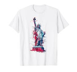 Freiheitsstatue New York City Skyline Souvenir Tourist T-Shirt von Graphic Tees Men Women Boys Girls