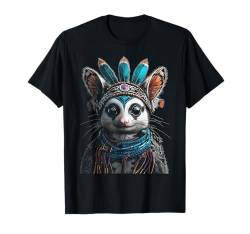 Tribal Sugar Glider Indianer Kopfschmuck Wildlife T-Shirt von Graphic Tees Men Women Boys Girls