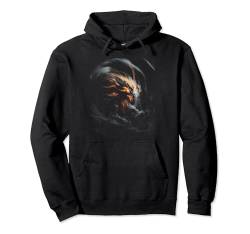 Wolf heult auf Mond, coole Wölfe, Fantasy-Design Pullover Hoodie von Graphic Tees Men Women Boys Girls