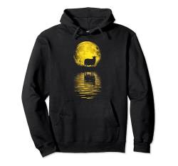 Schafzucht Rancher Mondschaf Silhouette Bauernhoftier Pullover Hoodie von Graphic Tees for Men, Women and Teens